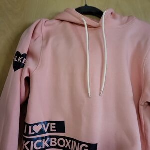 Pink 'I Love Kickboxing' Hoodie